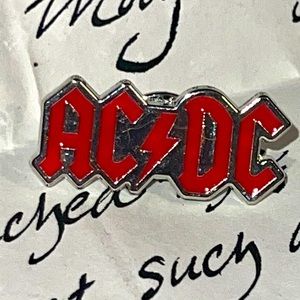 AC/DC enamel pin